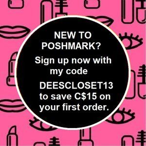 Use code "DEESCLOSET13” and get a $15